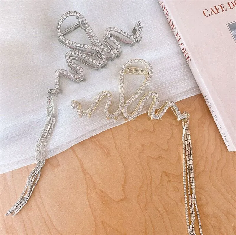 Haarspange SOHO Risa – Silber mit Strass