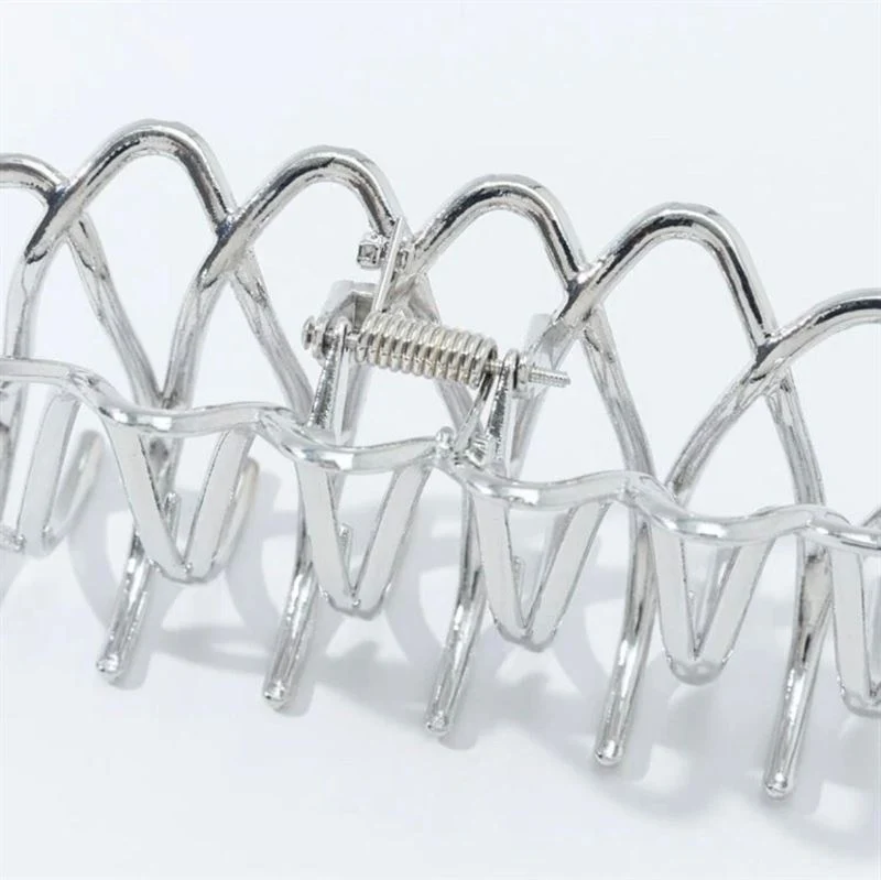 Haarspange SOHO Olive – Silber Metall