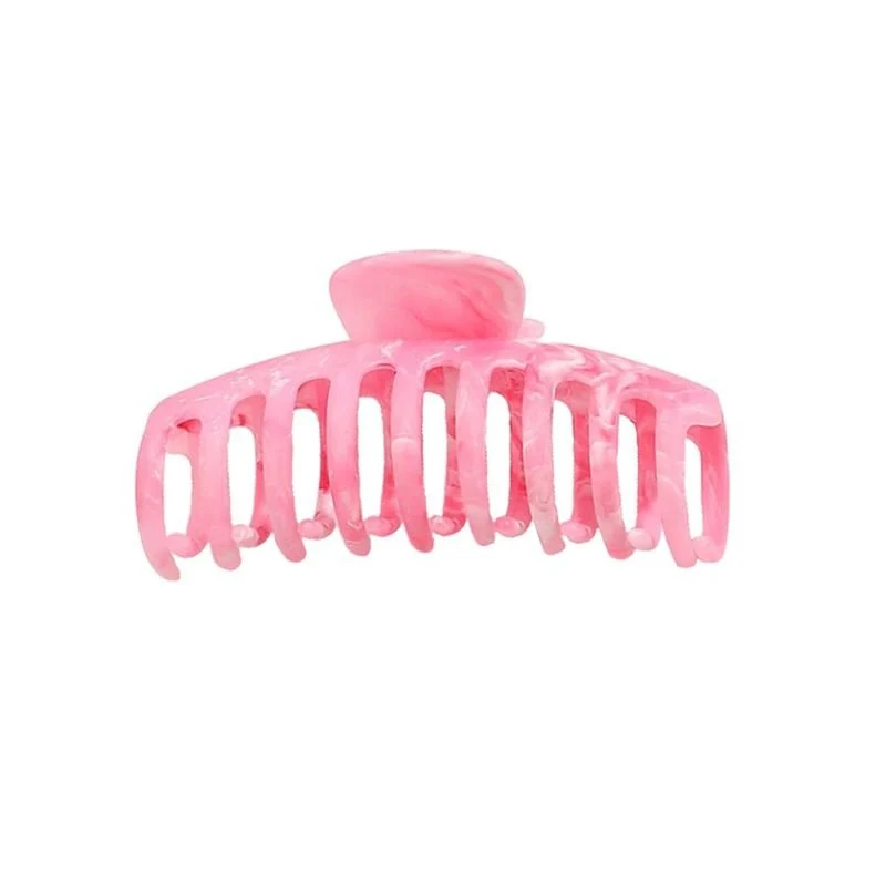Haarspange – SOHO Kana Marmor-Look – pink