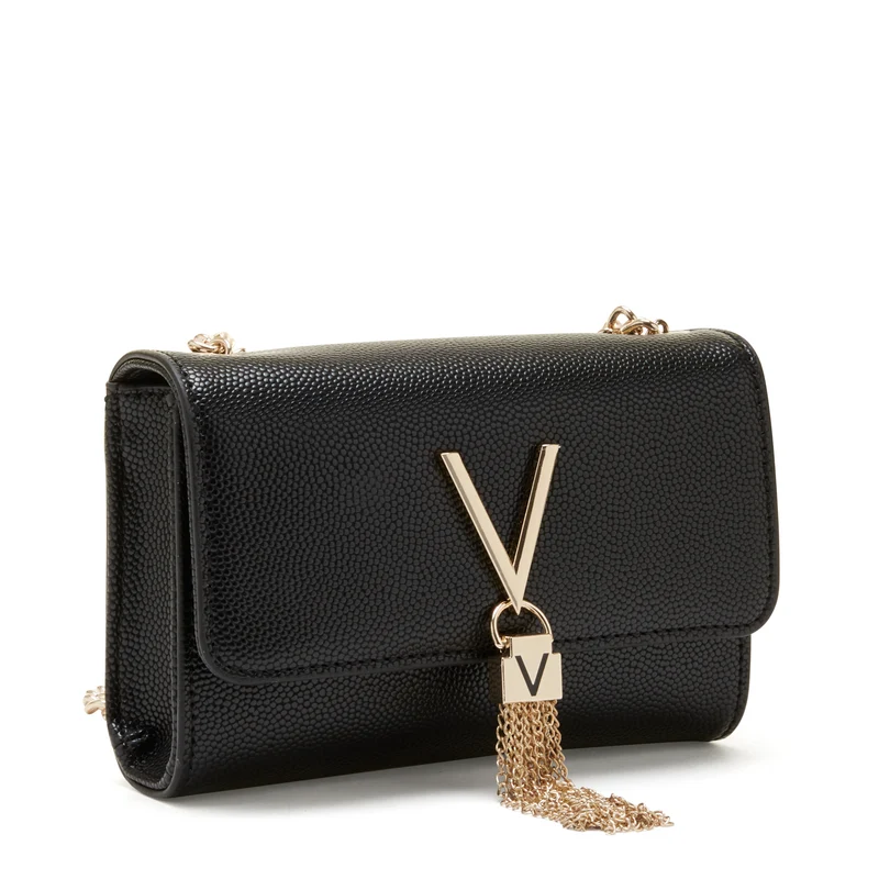 Valentino Bags Divina Damen Umhängetasche Schwarz VBS1R403GNERO/GOLD