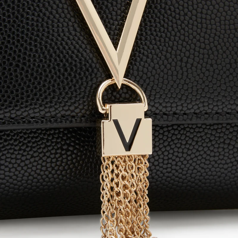 Valentino Bags Divina Damen Umhängetasche Schwarz VBS1R403GNERO/GOLD