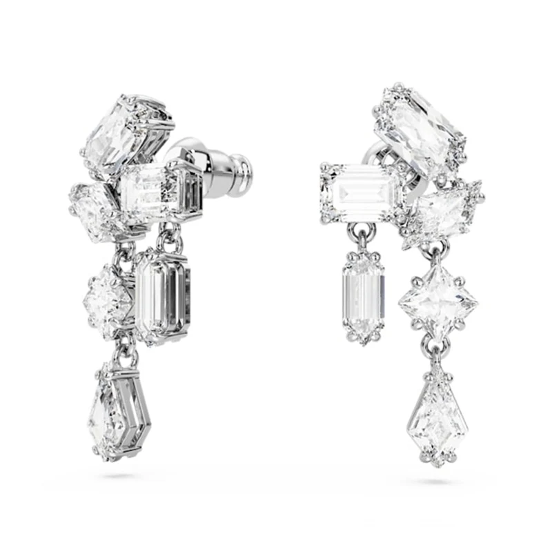 Swarovski Mesmera Silberfarbene Ohrknöpfe 5665825