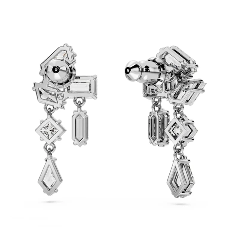 Swarovski Mesmera Silberfarbene Ohrknöpfe 5665825