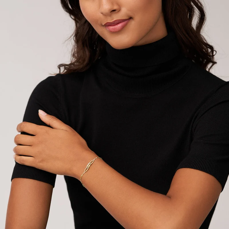 Fossil Heritage Goldfarbene Armband JF04525710