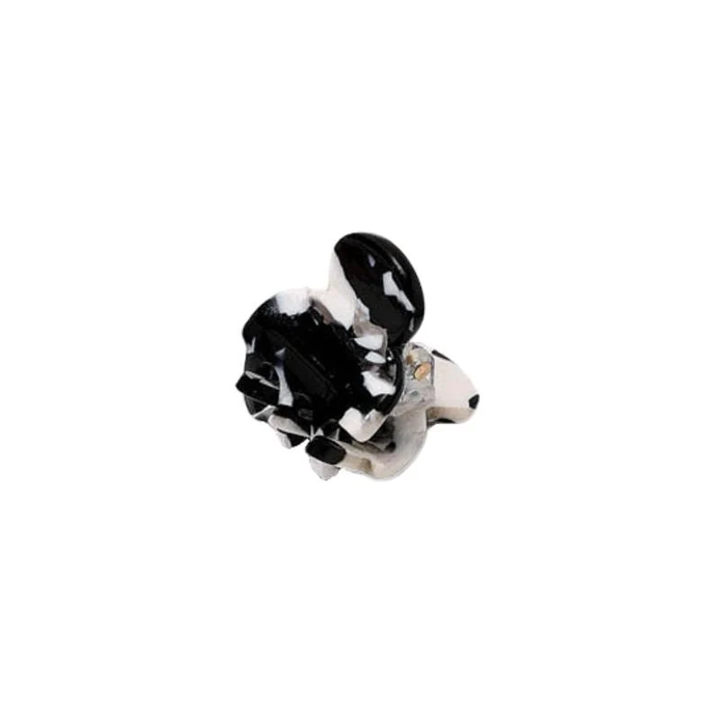 SOHO Hara Mini-Haarklammer - Schwarzer Marmor