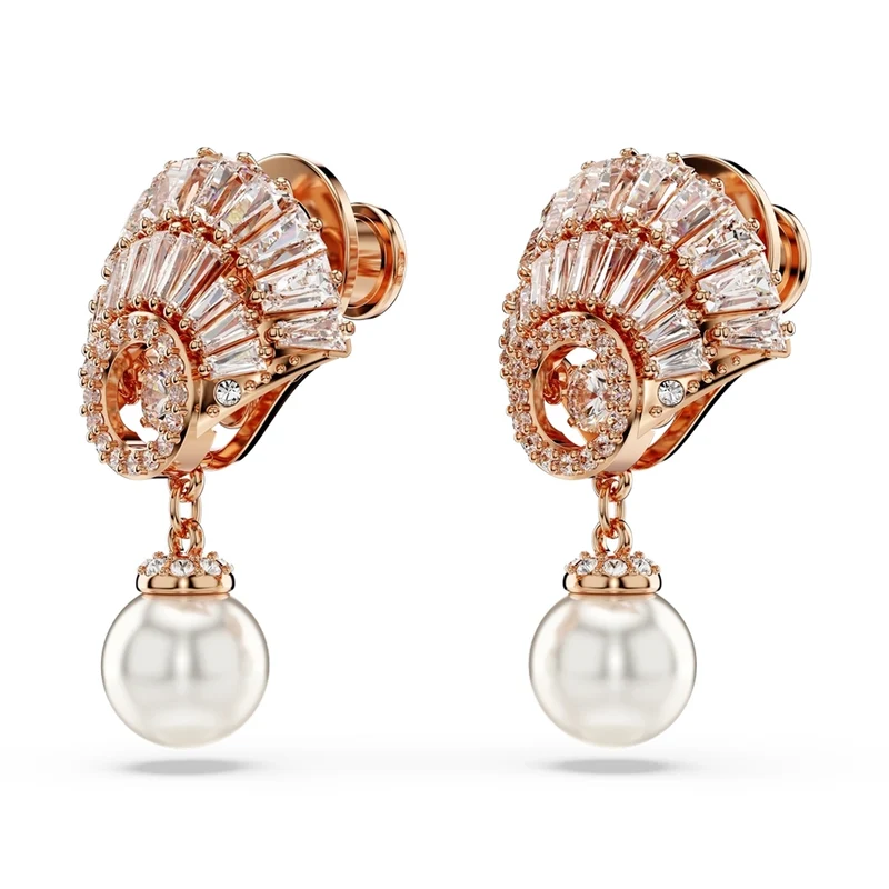 Swarovski Idyllia Rosé Goldfarbene Ohrknöpfe 5689196