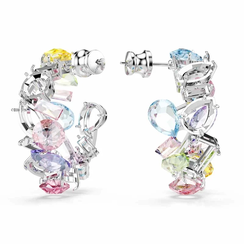 Swarovski Gema Silver Coloured Earrings 5692412