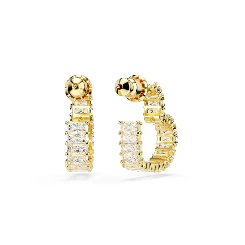 Swarovski Matrix Gold Coloured Ear Studs 5693512
