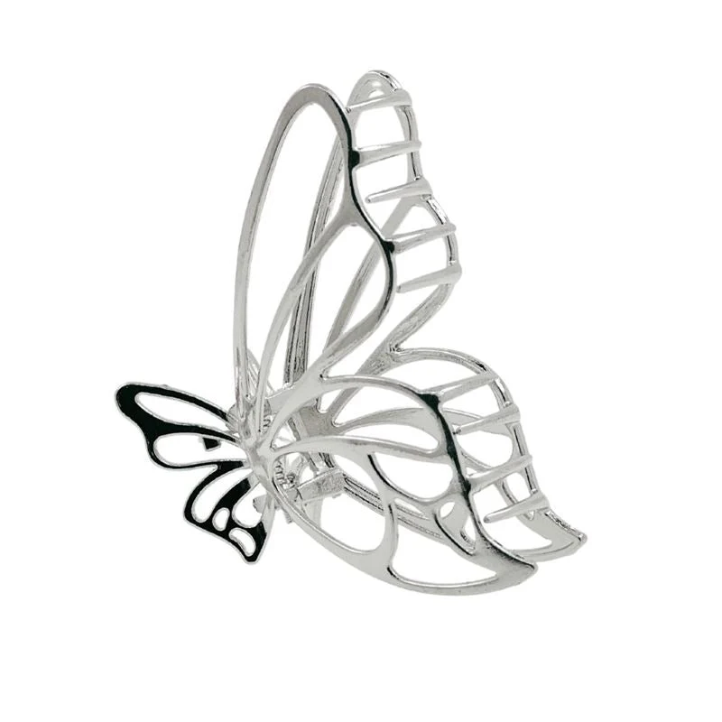Haarspange Schmetterling – Silber Metall SOHO