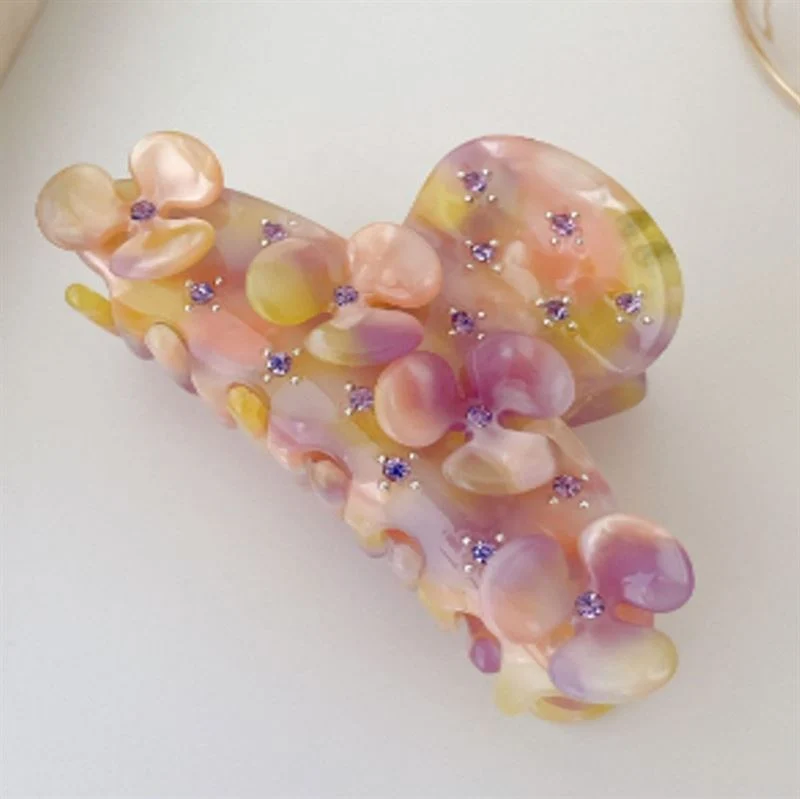 SOHO Posy Haarspange – Orchidee mit Strass