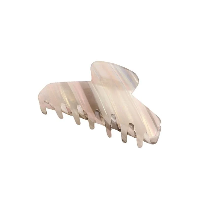 Haarspange SOHO Mesa – Grau-Regenbogen Marmor-Design