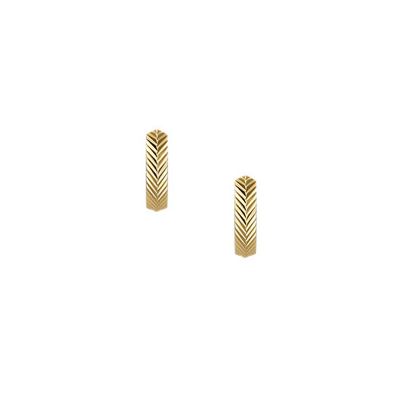 Fossil Harlow Gold Coloured Stainless Steel Earrings JF04912710