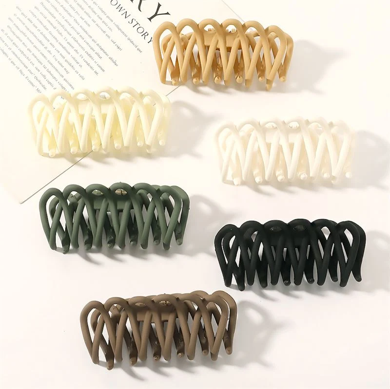 SOHO Haarspange – Olive – Weiß