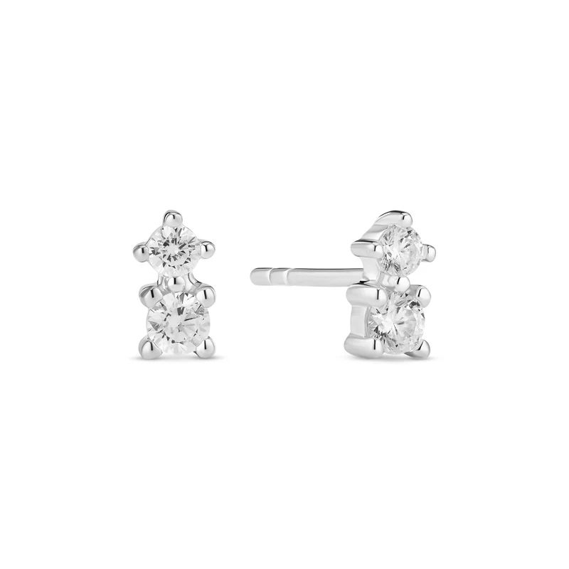 Sif Jakobs 925 Sterling Silver Lucente Due Earrings SJ-E2702-CZ