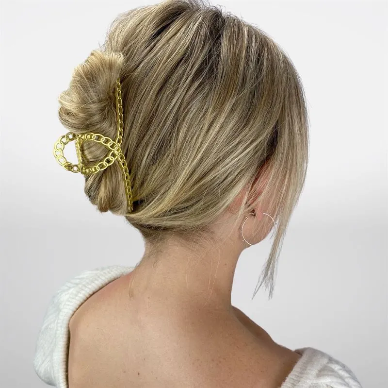SOHO Monz Haarklammer aus Metall - Gold