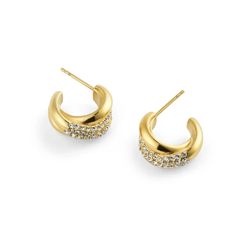 Mockberg Kenza Gold Plated Aurora Hoops MB1847