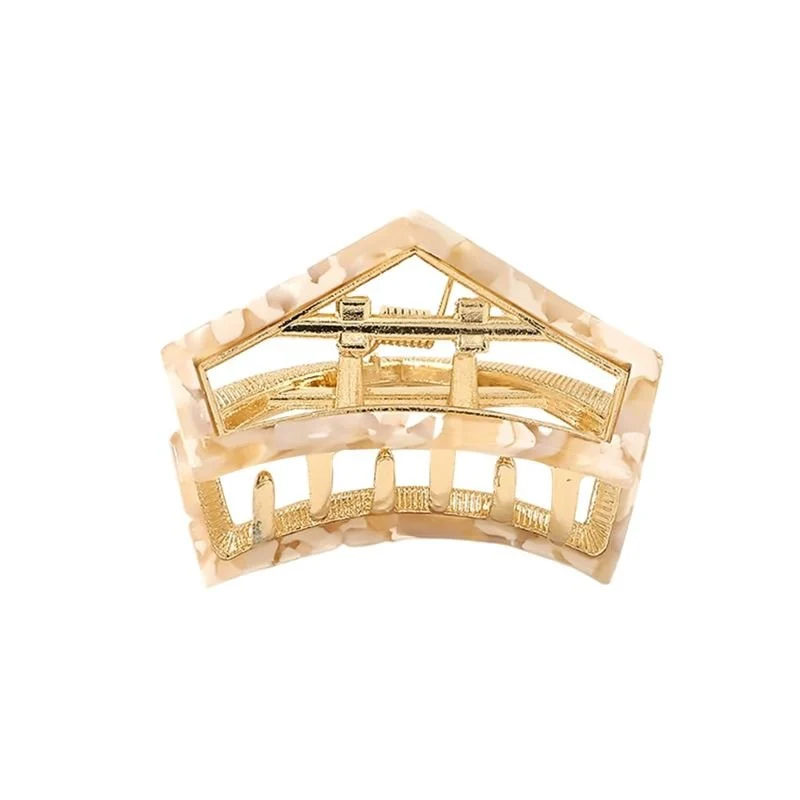 Haarspange – SOHO Rex Krallen-Clip – Marmor-Optik