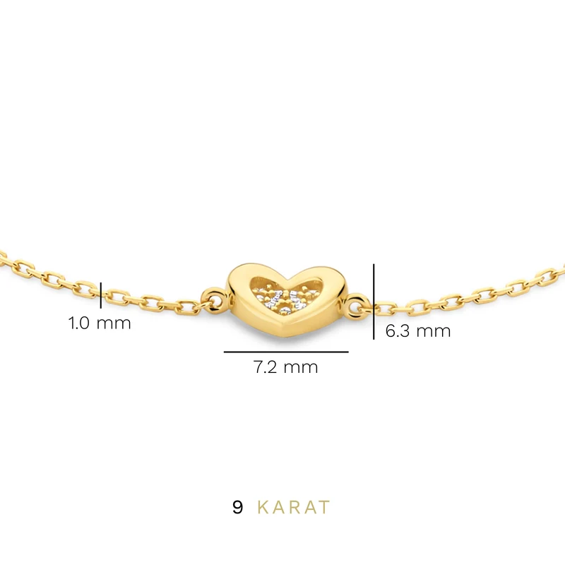 Beloro Jewels Monte Napoleone damen Armband 375 Gold BO320031