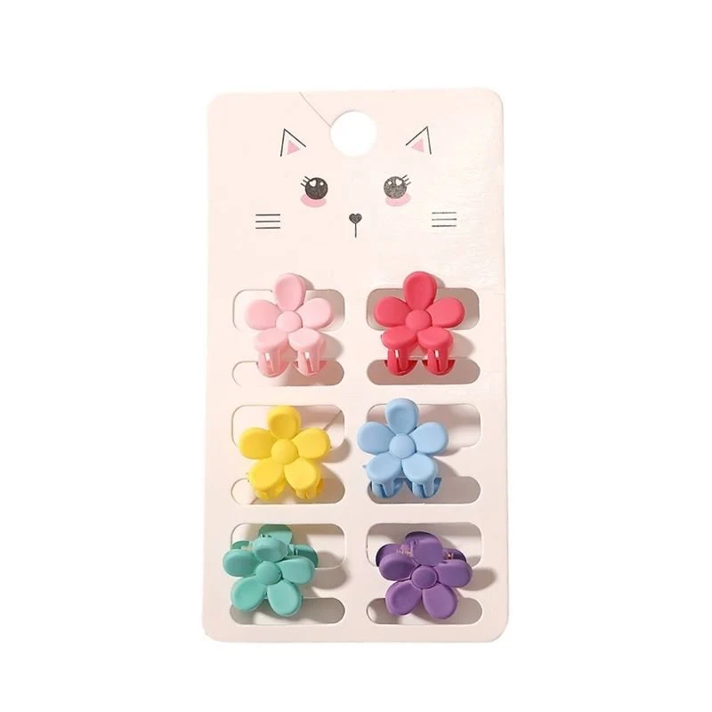 Haarspangen Mini – Blumen Design – 6er Pack