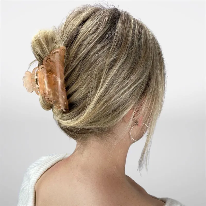 Haarspange SOHO Naomi – orange aus Kunststoff