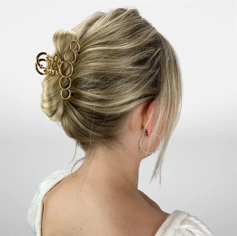Haarspange – SOHO Metall goldfarben