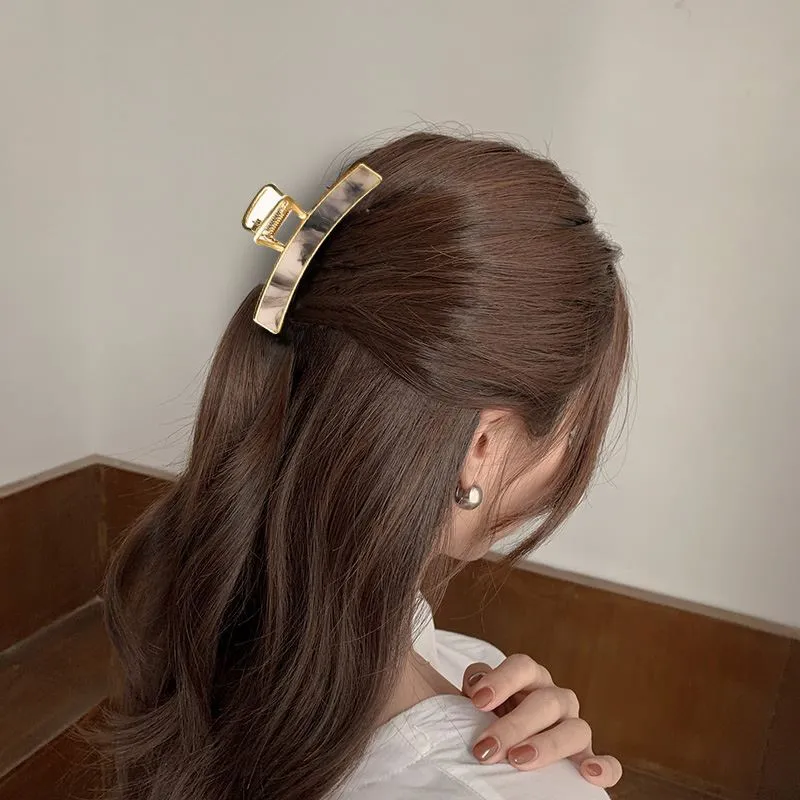SOHO Haarspange Abby – Ginger & goldfarben