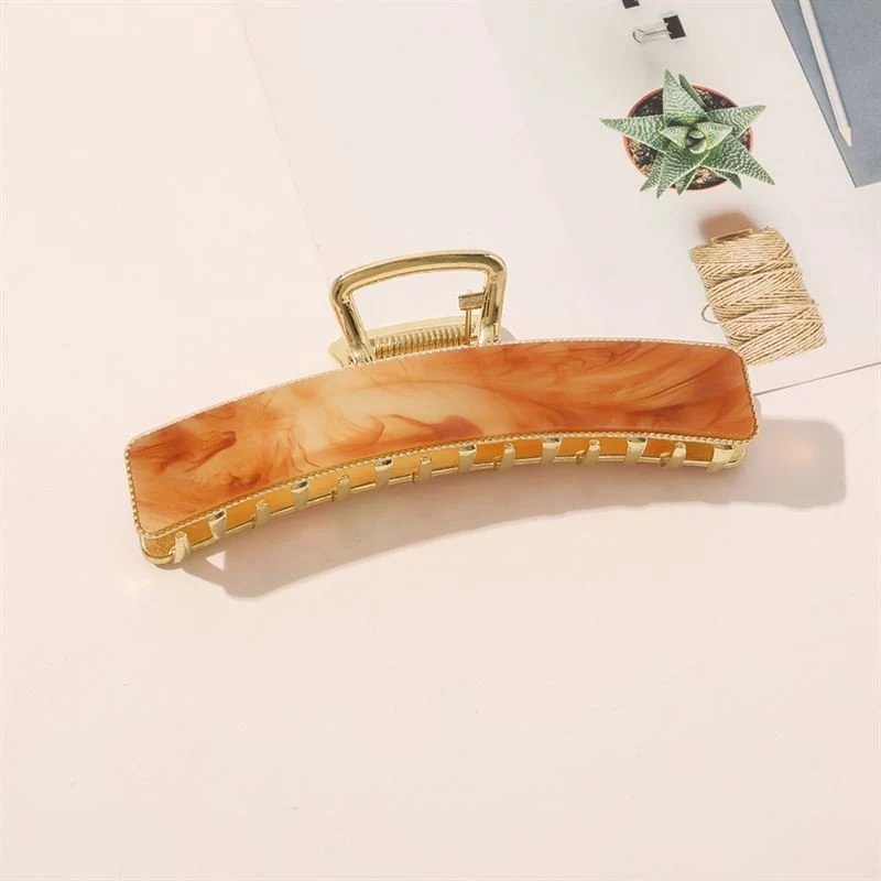 SOHO Haarspange Abby – Ginger & goldfarben