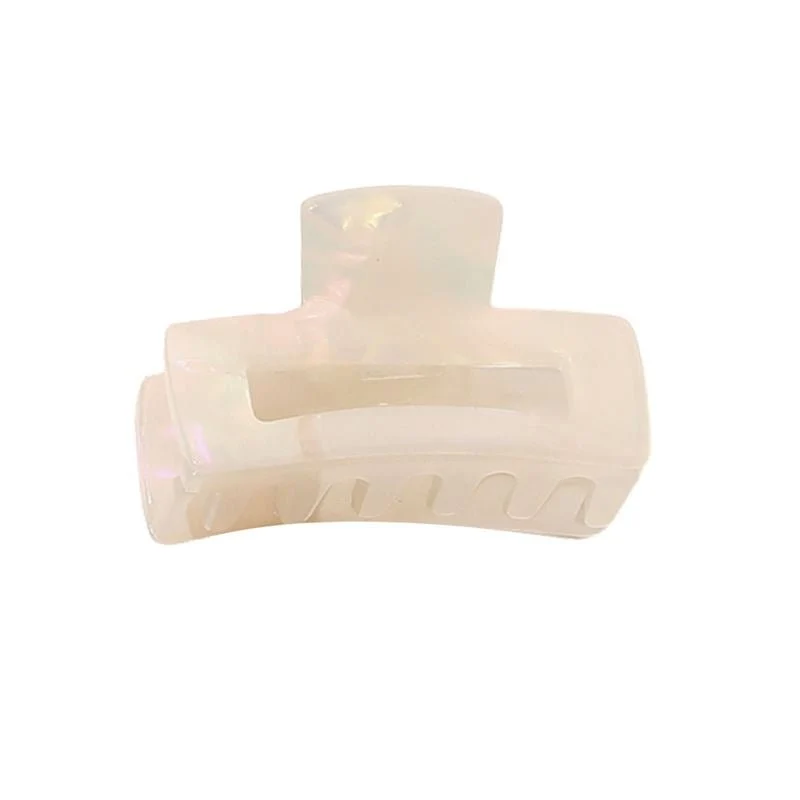 SOHO Mini Haarspange – Perlen-Look Weiß