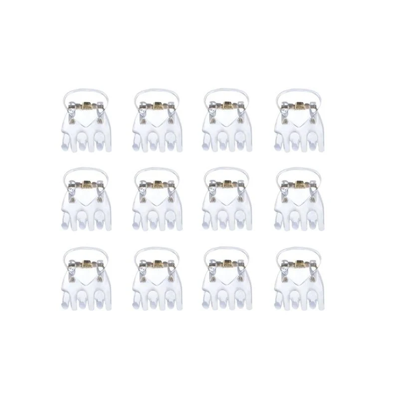 Mini Haarspangen – transparent – 12er Pack SOHO Lucca