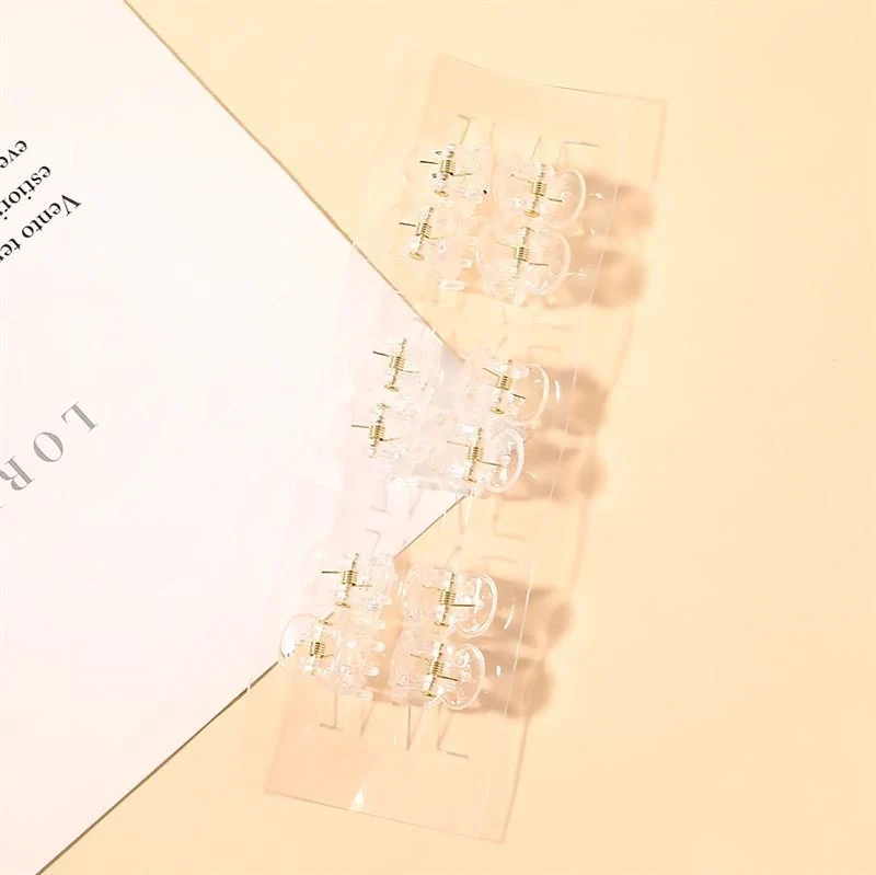 Mini Haarspangen – transparent – 12er Pack SOHO Lucca