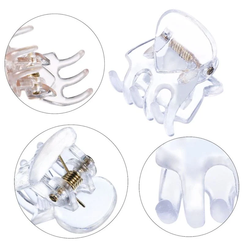 Mini Haarspangen – transparent – 12er Pack SOHO Lucca