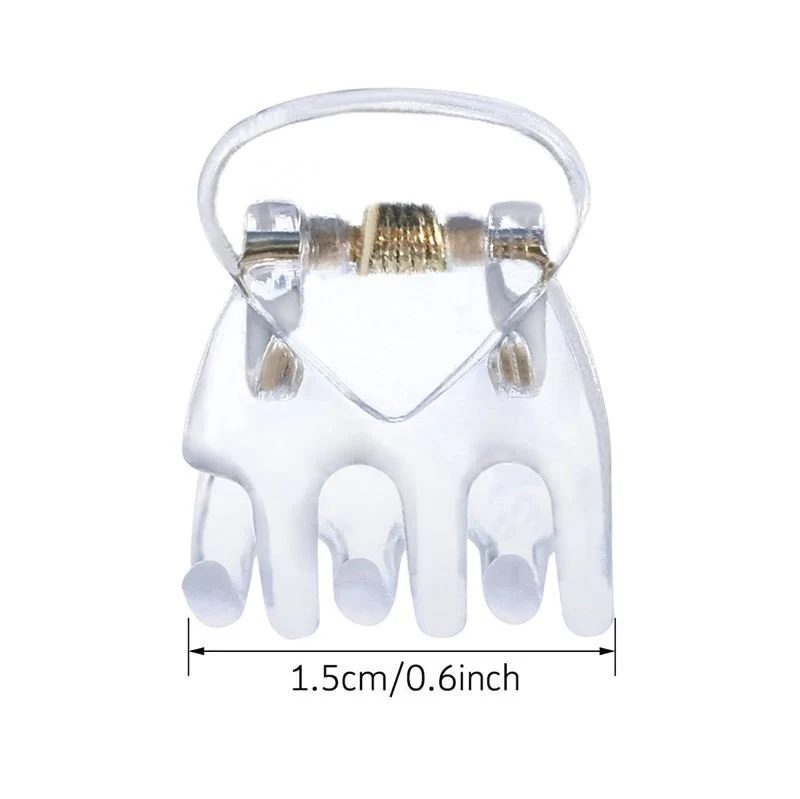 Mini Haarspangen – transparent – 12er Pack SOHO Lucca