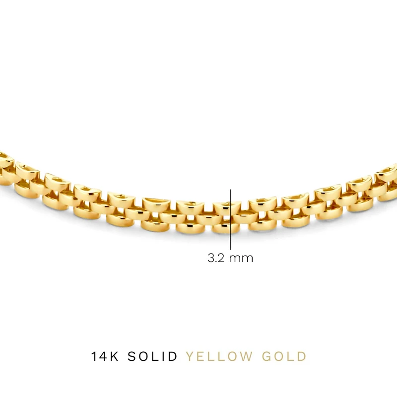 Isabel Bernard Aidee Rosine 14 Karat | Gold Kette Armband IB320137