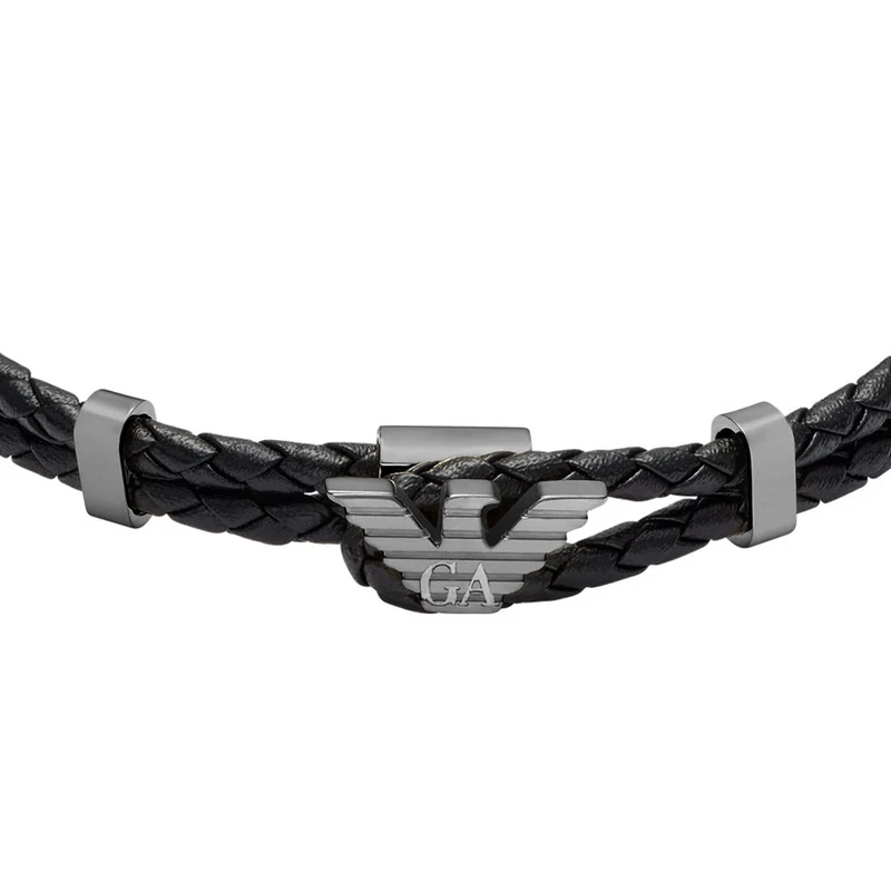Emporio Armani Leather Men's Bracelet EGS3322060