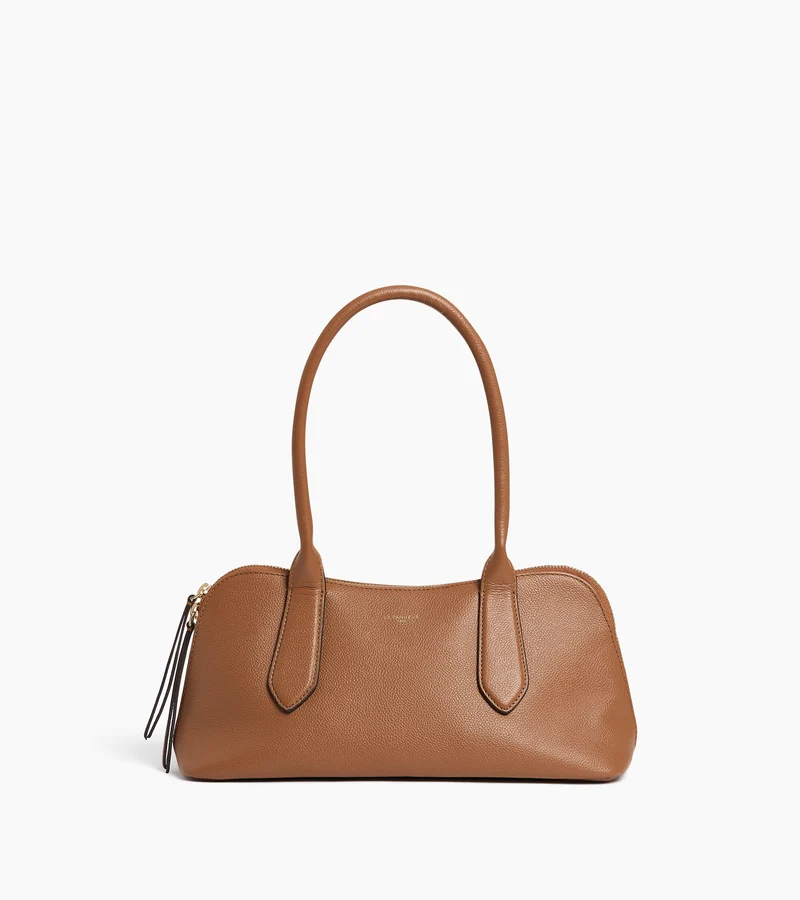 Sac bowling Apolline en cuir grainé