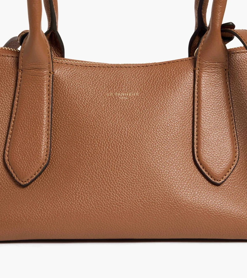 Sac bowling Apolline en cuir grainé