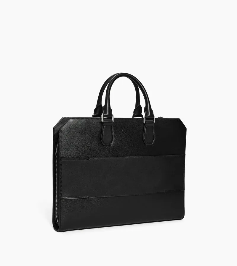 Porte documents slim 15" Anatole en cuir liégé et cuir lisse