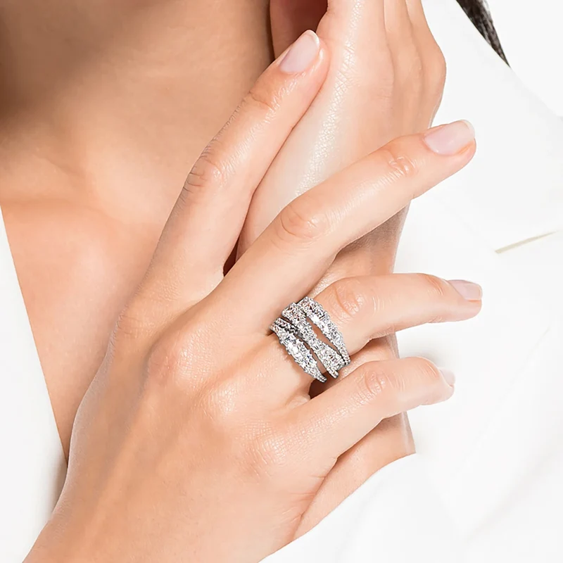 Swarovski Twist damen Ring Silber 5584650