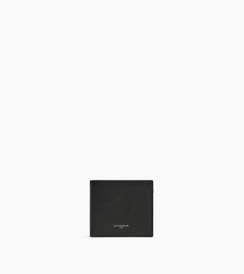 Porte cartes horizontal Lucien en cuir grainé