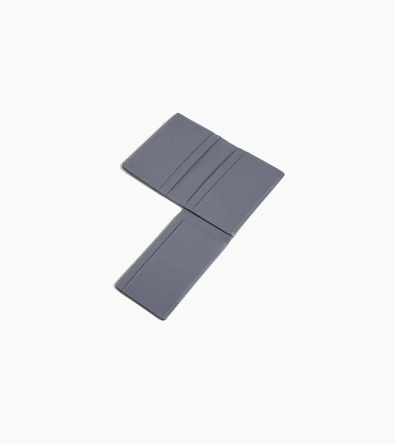 Porte cartes horizontal 2 volets Lucien en cuir signature T