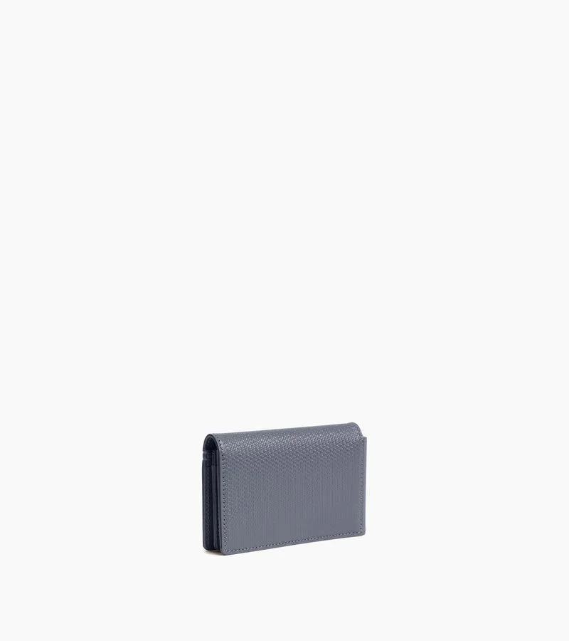 Porte cartes horizontal 2 volets Lucien en cuir signature T
