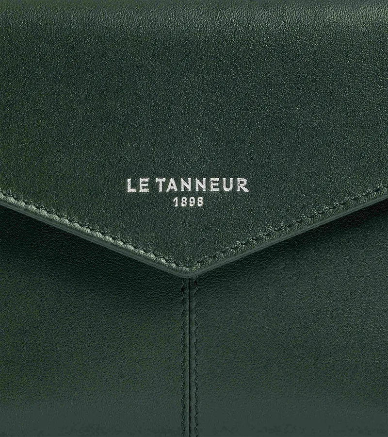 Pochette enveloppe moyen modèle Paulette en cuir lisse