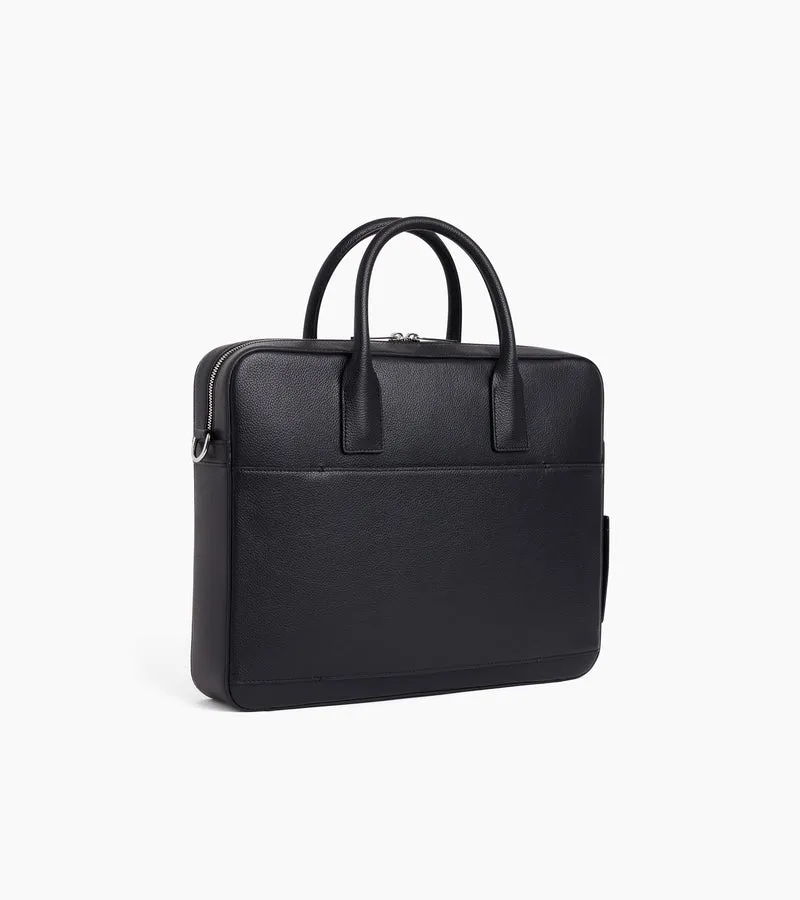 Porte documents 14" Emile en cuir grainé
