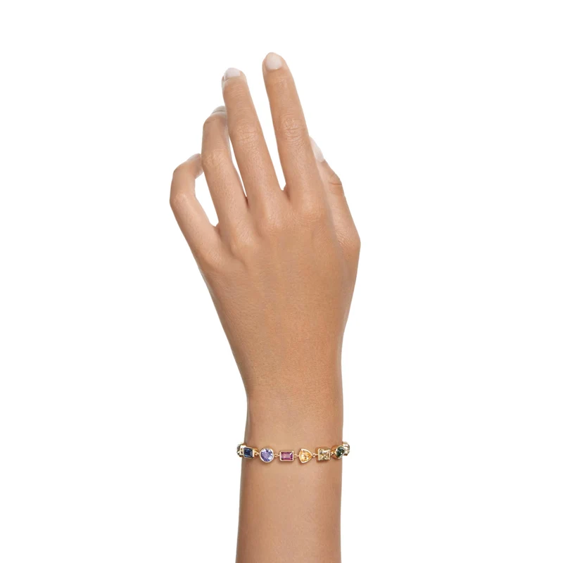 Swarovski Stilla Goldfarbene Armband 5662925 (Länge: 16.00 - 20.00 CM)
