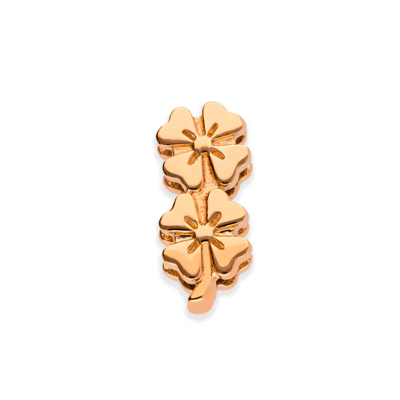 Mesh charm flowers rosé gold