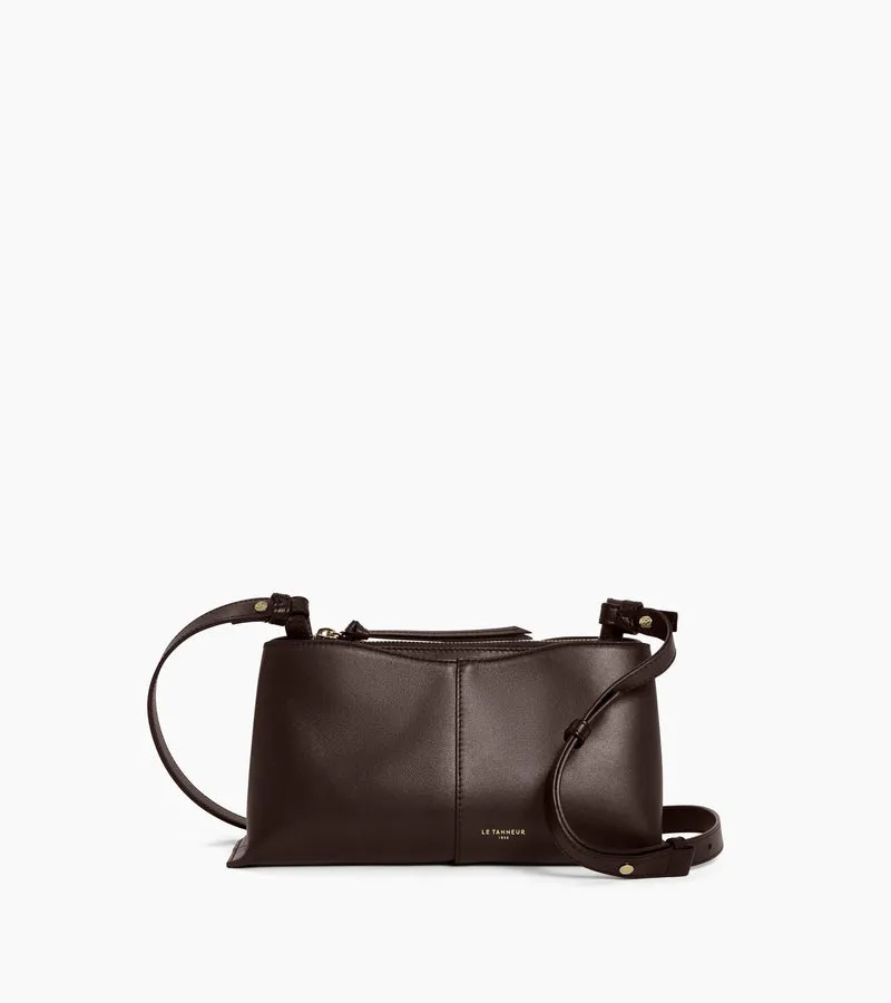 Petit sac bandoulière Félicie en cuir lisse