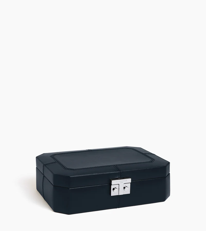 Coffret 8 montres fermoir T en cuir