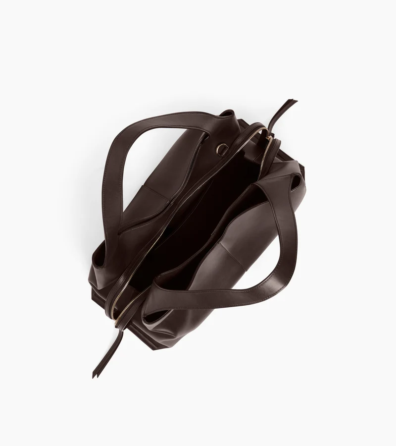 Sac cabas grand modèle Félicie en cuir lisse