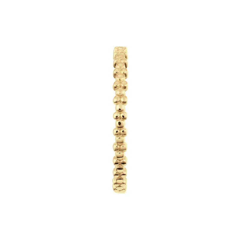 Jackie Gold Caviar Ring Aus 14 Karat Gold 585 JKR25.526-52