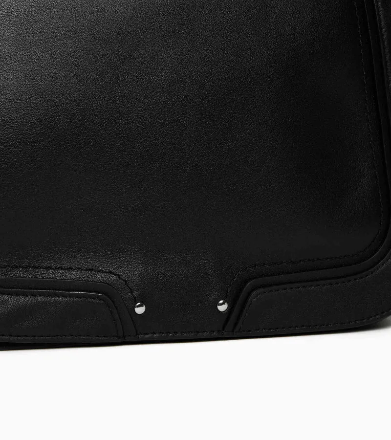 Grand sac bandoulière Héloïse en cuir lisse